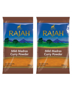 Madras Curry Powder - Mild - 2 x 100g Bags