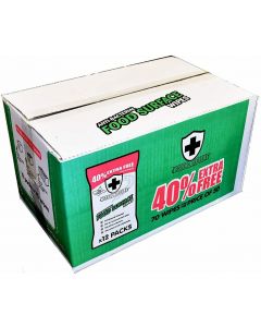 BULK BUY Box x 12 GREEN SHIELD ANTI-BAC ANTI-VIRAL FOOD SURFACE SANITISER WIPES